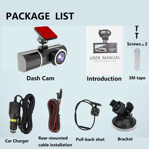 Cámara para Auto Full HD 1080P con Tres Cámaras, Pantalla IPS de 3.16 Pulgadas, GPS, Visión Nocturna, Grabador de Video para Delantera/Trasera/Interior - Product Image 6