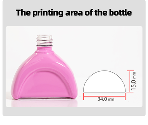 ภาชนะบรรจุเจลขัดเงาทรงสีรุ้ง14มล. ขวดเปล่ายาทาเล็บเจลสีชมพูบรรจุภัณฑ์ - Product Image 6