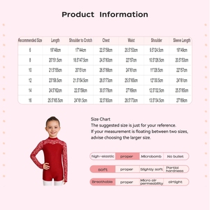Trajes de Baile de Moda para Niñas de 6 a 16 Años, Mono de Gimnasia para Actuaciones y Competiciones de Baile Latino y de Salón - Product Image 6