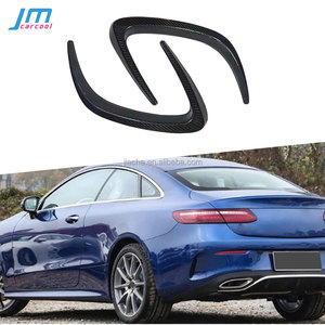 Parachoques trasero de fibra de carbono seco, divisores de ventilación de aire para maletero para Benz Clase <span class=keywords><strong>E</strong></span> C238 Coupe Sport 2021-2023 FRP, alerón trasero Canards - Product Image 1