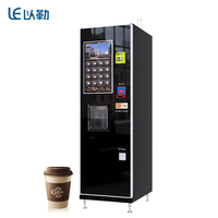 Máquina Expendedora de Café Recién Molido Bean Cup con SDK Habilitado para Pagos con Tarjeta de Crédito y Código QR, Capacidad para 300 Tazas, Pantalla Táctil de 21.5 Pulgadas, CE