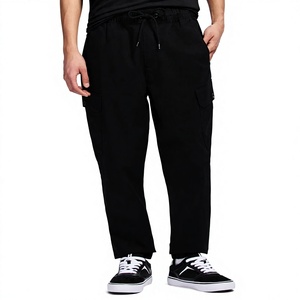 <span class=keywords><strong>Pantaloni</strong></span> Casual a Vita Media con <span class=keywords><strong>Tasche</strong></span> Laterali, Vestibilità Dritta, Tessuto Twill, Chiusura con Cerniera, Servizio OEM - Product Image 5