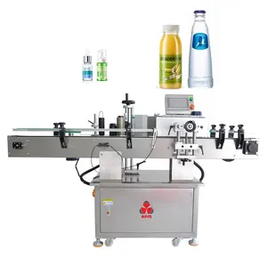 APM-L211 hot sales automatic rolling vertical cup can water bottle round bottle labeling machine for plastic bottles