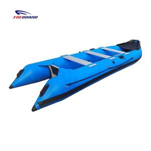 सीई सस्ते 4.2m <span class=keywords><strong>3</strong></span> व्यक्तियों inflatable मछली पकड़ने डोंगी कश्ती kaboat - Product Image 1