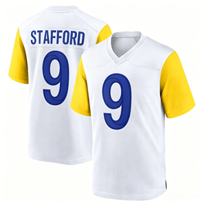 Jersey Tim Sepak Bola Diskon Besar S-3XL # 12 Nacua # 9 Jersey Los Angeles Pria Stafford - Product Image 4