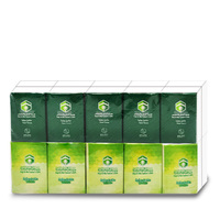Mouchoirs en papier jetables de poche mini 3 plis certifiés ISO, doux, de qualité supérieure, respectueux de la peau, pour usage quotidien
