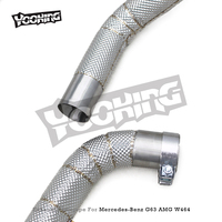 Downpipe de performance Tuning Escape SS304 pour Mercedes-Benz G63 AMG W464 4.0T 2019-2023, en acier inoxydable, pour course