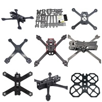 Kits de pièces de cadre de drone en fibre de carbone personnalisés en usine pour FPV