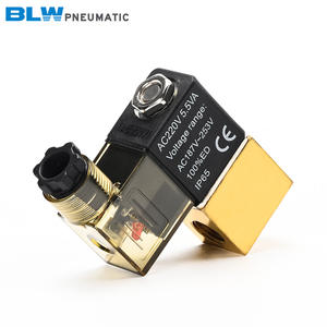 Wire 2-Port 2-posisi 1/4 \ "BSP katup Solenoid penutupan Normal kawat kumparan timah <span class=keywords><strong>Pilot</strong></span> dapat disesuaikan kontrol kontrol Media dasar - Product Image 3