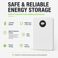 Batterie LiFePO4 murale 25,6 V 150 Ah 3,84 kWh pour fournisseur de sauvegarde solaire 24 V