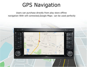 7 "Đài phát thanh xe đ<span class=keywords><strong>a</strong></span> phương tiện DVD Player cho VW Volkswagen Touareg 2004 2011 Transporter Android Navi GPS 2DIN đài phát thanh Wifi - Product Image 3