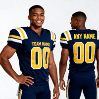 Maillots de football américain personnalisés, maillots vierges, épaulettes junior, uniforme de football américain vintage, jeunes