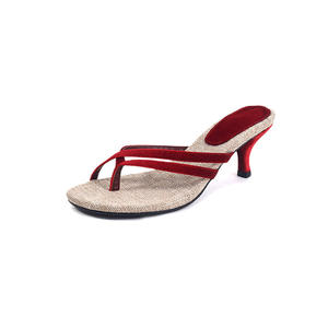 Chanclas de verano estilo casual, tejidas con diseño de espiga, versátiles con tiras delgadas, punta hacia arriba, zapatos de punta redonda - Product Image 3