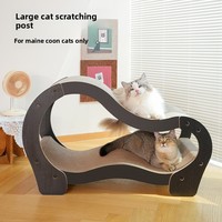 Winners Mignonnes Litières et Griffoirs pour Chat en Carton Ondulé Double Couche en Forme de S, pour Affûter les Griffes, Design Durable et Résistant aux Rayures