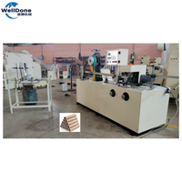 Welldone Machine automatique à noyau de tissu Enrouleur de noyau de pulpe de bambou Enrouleur certifié CE Petite machine d'usine de tissu