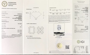 Certificat IGI Radiant 0.62ct <span class=keywords><strong>E</strong></span> Couleur VVS1 Diamant CVD en vrac Diamant cultivé en laboratoire - Product Image 5