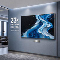 Blau-Weiße Wellen-Spritzer-Wirbel 3D Geschnitzte Textur Wandkunst Schwarzer Rahmen Business Hotel Executive Lounge Akzentwand Maßanfertigung Großhandel OEM
