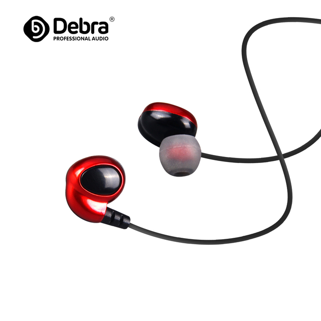 Debra Audio Professional Headset Hybrid HIFI Bass Earbuds Noise Cancelling Compatible Smartphone Durable Metal PC 3.5mm