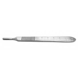 Base d'instrument chirurgical manuel à manche de scalpel en acier inoxydable Delta Med - Product Image 1