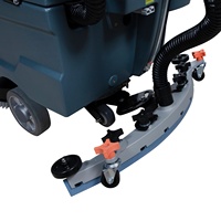 Autolaveuse commerciale autoportée KH-A40 avec brosse de 17 pouces, réservoirs de 35L/40L, alimentation par batterie et protection intelligente contre la surchauffe