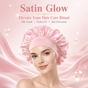 Logotipo Personalizable, Múltiples Opciones de Color, Ajustable, Impermeable, Duradero, Tela Satinada Reutilizable, Protección para el Cabello, para Ducha y Peluquería - Product Image 1