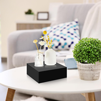 Ensemble de 7 supports de buffet carrés en acrylique (6 et 12 pouces) - Présentoir décoratif noir pour traiteur et tables de desserts
