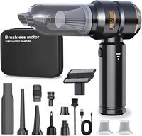Serpillère Intelligente 6000 mAh 18000 PA, Souffleur Sans Balai Double Fonction, Sans Fil, Réutilisable, Portable pour Cuisine, Salle de Bain et Maison