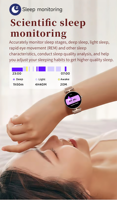 Montre connectée pour femmes avec écran AMOLED de 1,19 pouce, étanche, en acier, Android, surveillance de la santé, modes sportifs, calendrier vocal, magnétique