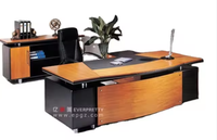 Table de bureau de patron en bois moderne et luxueuse, table de bureau, bureau de direction