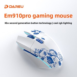 Souris sans fil <span class=keywords><strong>Darou</strong></span> EM910pro pour jeux électroniques, ordinateur portable, bureau, rechargeable, rétroéclairage RVB, 7 boutons, ergonomique, interface USB - Product Image 2