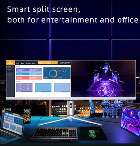 Moniteur PC Nereus 43,8 pouces plat WFHD, type studio, Type-C, IPS, HDR 600, gaming, 44 pouces, 3840x1080, 120 Hz, 1 ms de temps de réponse - Product Image 4