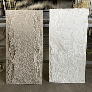 Panneau mural en pierre PU 3D moderne Grande <span class=keywords><strong>dalle</strong></span> de polyuréthane placage de pierre artificielle avec <span class=keywords><strong>effet</strong></span> faux rock à des fins décoratives - Product Image 1