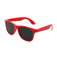 Lunettes de soleil promotionnelles en gros, logo personnalisé, style rétro classique, monture en plastique, lunettes de soleil pour les événements festifs, publicité, cadeau