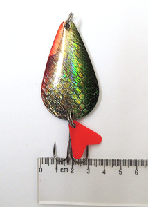 Leurre métallique de pêche à la truite et au bar, DOUBLE gagnant - Product Image 3