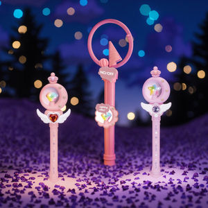 크로스 보더 마법 지팡이 및 요정 스틱 세트 왕자와 요정 소녀를위한 음악 스타 빛 장난감 선물 빛나는 플라스틱 밴드 - Product Image 5