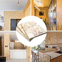 Directo de fábrica, venta al por mayor, tablero OSB ecológico, tablero de hebras orientado para la fabricación de muebles