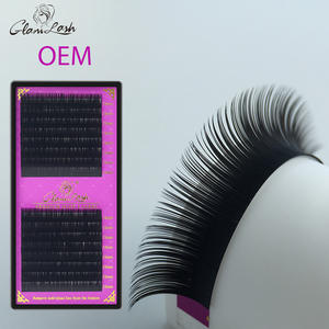 कोरा पर पेशेवर व्यक्तिगत ट्रे क्लासिक पलक 16 पंक्तियों रूसी मात्रा सिंथेटिक लैश एक्सटेंशन - Product Image 1