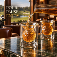 Verre à whisky double paroi gravé au laser, gobelet texturé à l'intérieur, vaisselle de bar pour homme, cadeau Fête des Pères