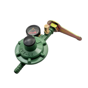 Vanne de réduction de pression GPL 0.6 avec manomètre et levier pour usage domestique - Product Image 2
