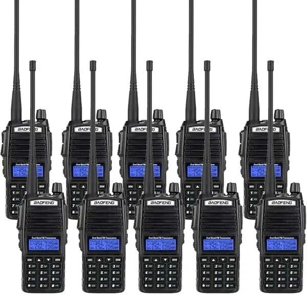 Baofeng UV-82 двухдиапазонный ветчина woki toki двухстороннее радио 5 Вт 8 Вт uv 82 VHF UHF высокой мощности UV82 портативная рация vox