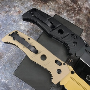 Cuchillo Plegable de Supervivencia OEM DIY para Exteriores, Mango G10, Hoja 9Cr18Mov, 275, 60HRC, para Caza y Camping - Product Image 3