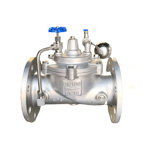 Gang dẻo OEM thủy lực điều khiển từ xa tự động điều khiển mực nước van mô hình f100x cho bể nước đầu vào - Product Image 4