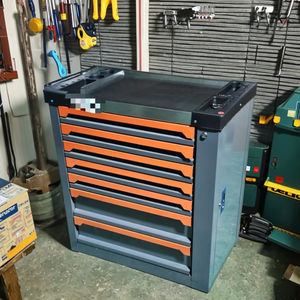 Chariot à outils multifonctionnel à quatre roues à porte latérale à 7 tiroirs de haute qualité personnalisable pour armoire de <span class=keywords><strong>rangement</strong></span> OEM d'atelier - Product Image 4