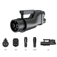Nouvelle station de recharge pour véhicules électriques WallBox ultra-mince 20 kW DC, norme nationale, adaptateur GBT+CCS2, câble de 5 m, entrée 200-220 V