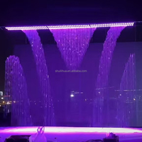 Cortina de Agua Digital para Interiores y Exteriores, Fuente Duradera Fabricada en Fábrica