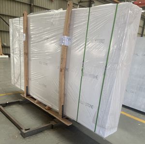 Panneaux préfabriqués en terrazzo inorganique crème <span class=keywords><strong>de</strong></span> sable, dalle mince d'épaisseur <span class=keywords><strong>de</strong></span> 10mm <span class=keywords><strong>de</strong></span> <span class=keywords><strong>pierre</strong></span> artificielle résistante à l'usure <span class=keywords><strong>de</strong></span> design d'intérieur - Product Image 4