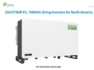 อินเวอร์เตอร์ CPS 275000W SCH275KTL-DO/สหรัฐ-800 24 DC อินพุต12 MPPT 1500V DC afci พร้อมใช้งาน - Product Image 1