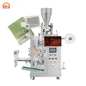 DCK-18 Automatic Filter Paper Powder Particle Pouch Sachet Inner And Outer Tea Bag Packing Machine With Thread Line