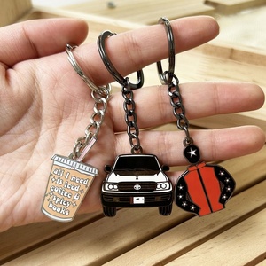 VastGifts Wholesale Customized Company Logo Design Soft Enamel Hard Enamel <strong>Gold</strong> Custom Metal <strong>Keychains</strong> for Bag Decoration - Product Image 5