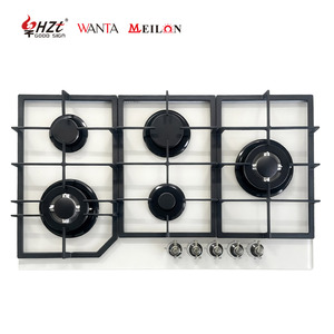 Appareil électroménager de cuisine, plaque en verre trempé, cuisinière à gaz encastrable à 5 brûleurs pour usage domestique - Product Image 2